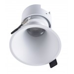 Foco Downlight LED COB Fijo Redondo Ø105mm 15w IP65 Konic VC, Blanco ó Negro